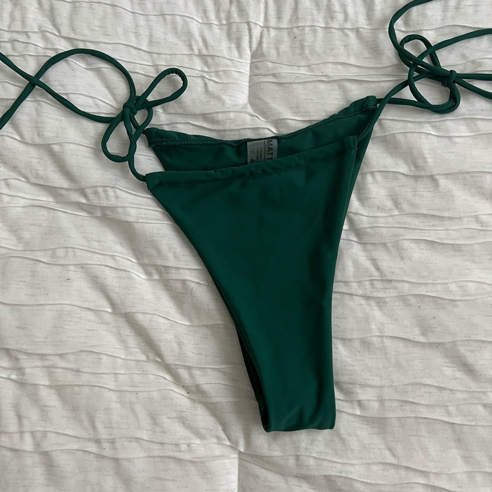 Hunter green bikini bottom ( brand new)